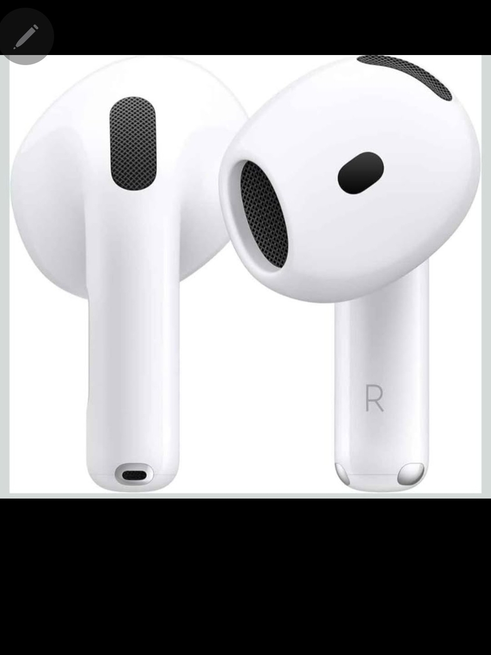 Apple AirPods 4 Wireless Earbuds, Bluetooth Headphones, with Active Noise Cancel